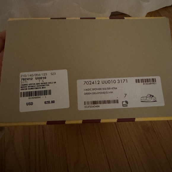 Adidas x Gucci Green Slides Size 7G - Picture 6 of 9